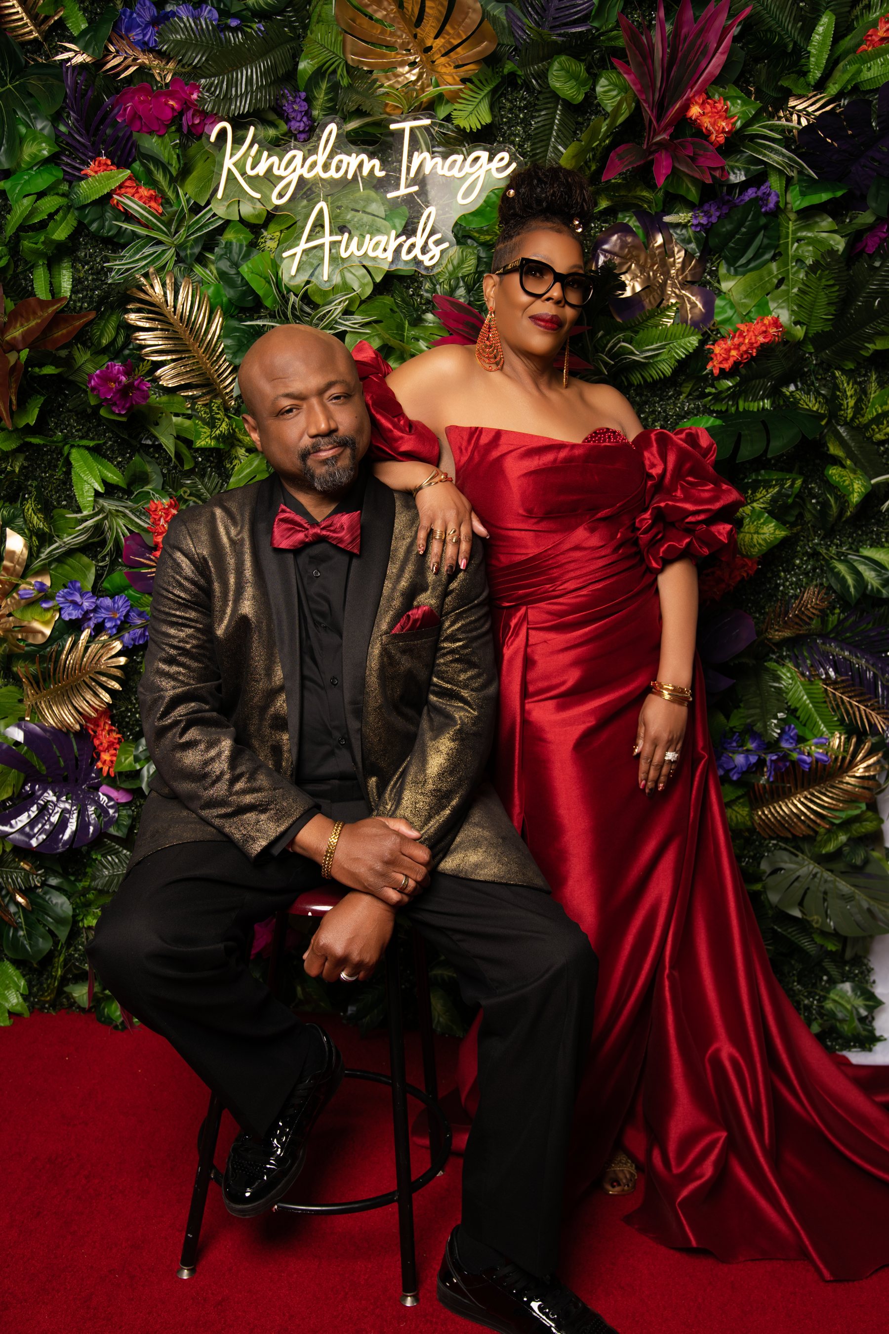 A couple at the Kingdom Image Awards